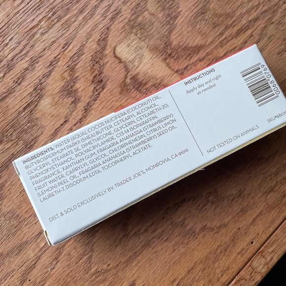 New Trader Joe’s strawberry lemon Moisturizing hand cream - Picture 3 of 3